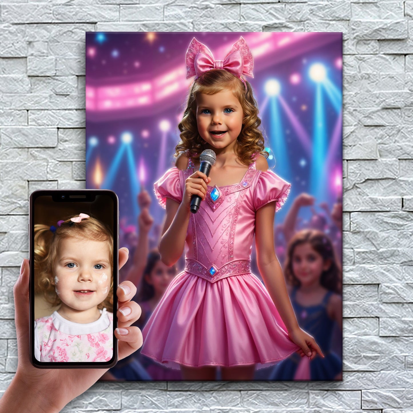 Sahnedeki Pop Şarkıcısı