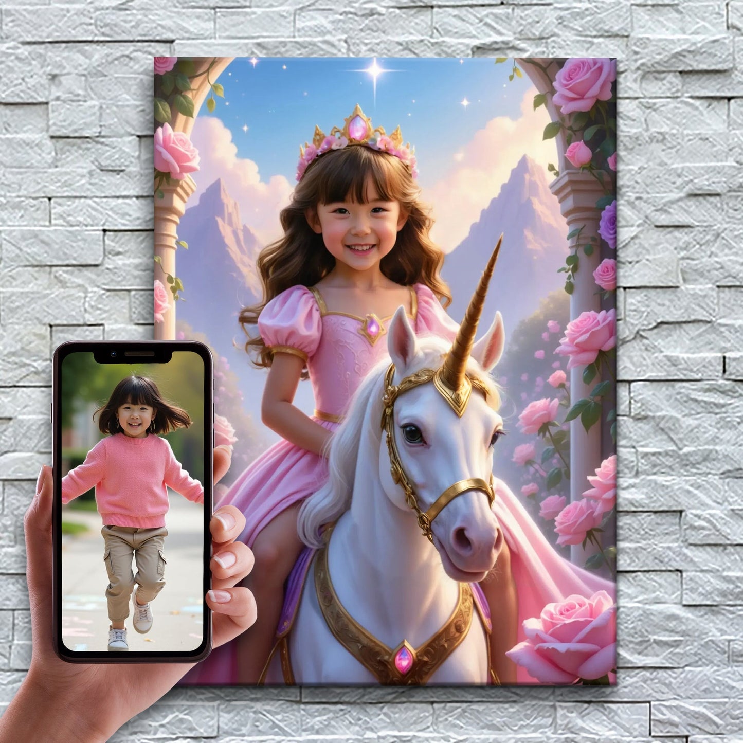 Görkemli Çiçek Tekboynuzlu Prenses