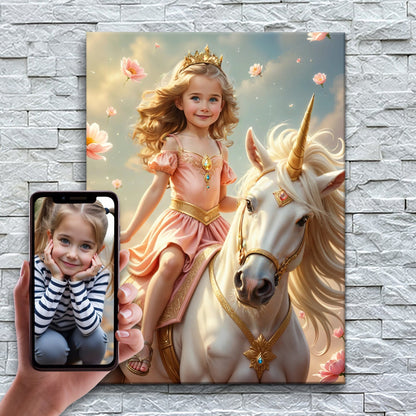 Yumuşak Çiçek Tekboynuzlu Prenses