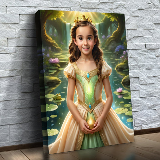 Gölet Kenarında Kurbağa Prenses