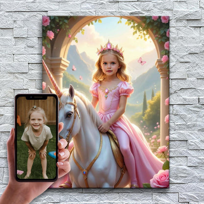 Gül Çiçeği Tekboynuzlu Prenses