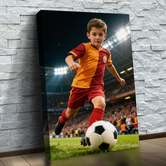 Futbolcu Sarı Kırmızı